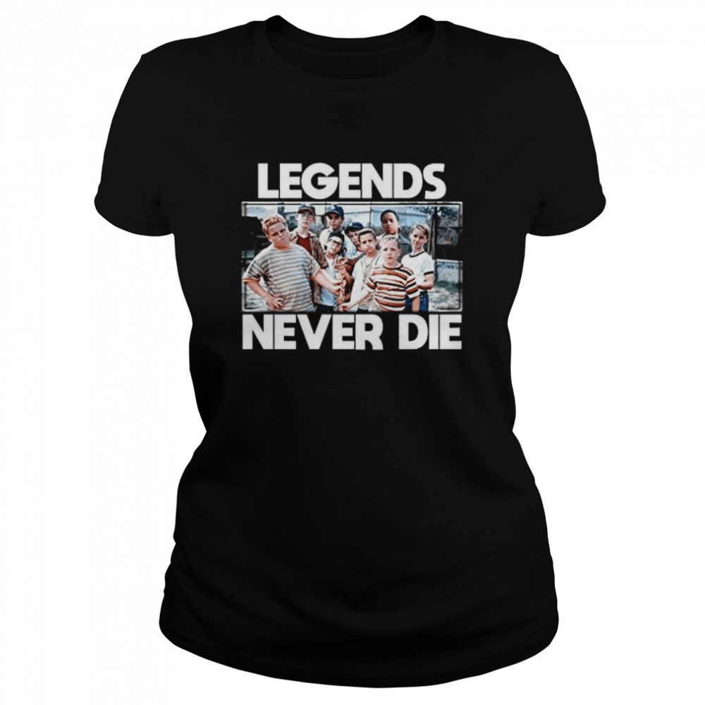 1990s Sandlot Legends Never Die Squad Graphic Tee DZT