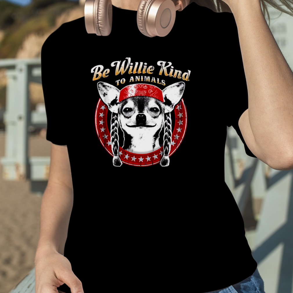 Be Willie Kind To Animals Youth Willie Nelson ShirtDZT