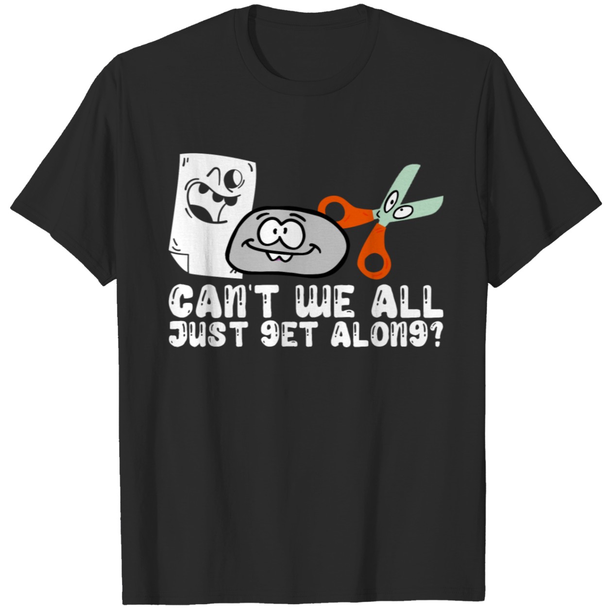 Can’t We All Just Get Along 3 Graphic Tee DZT01