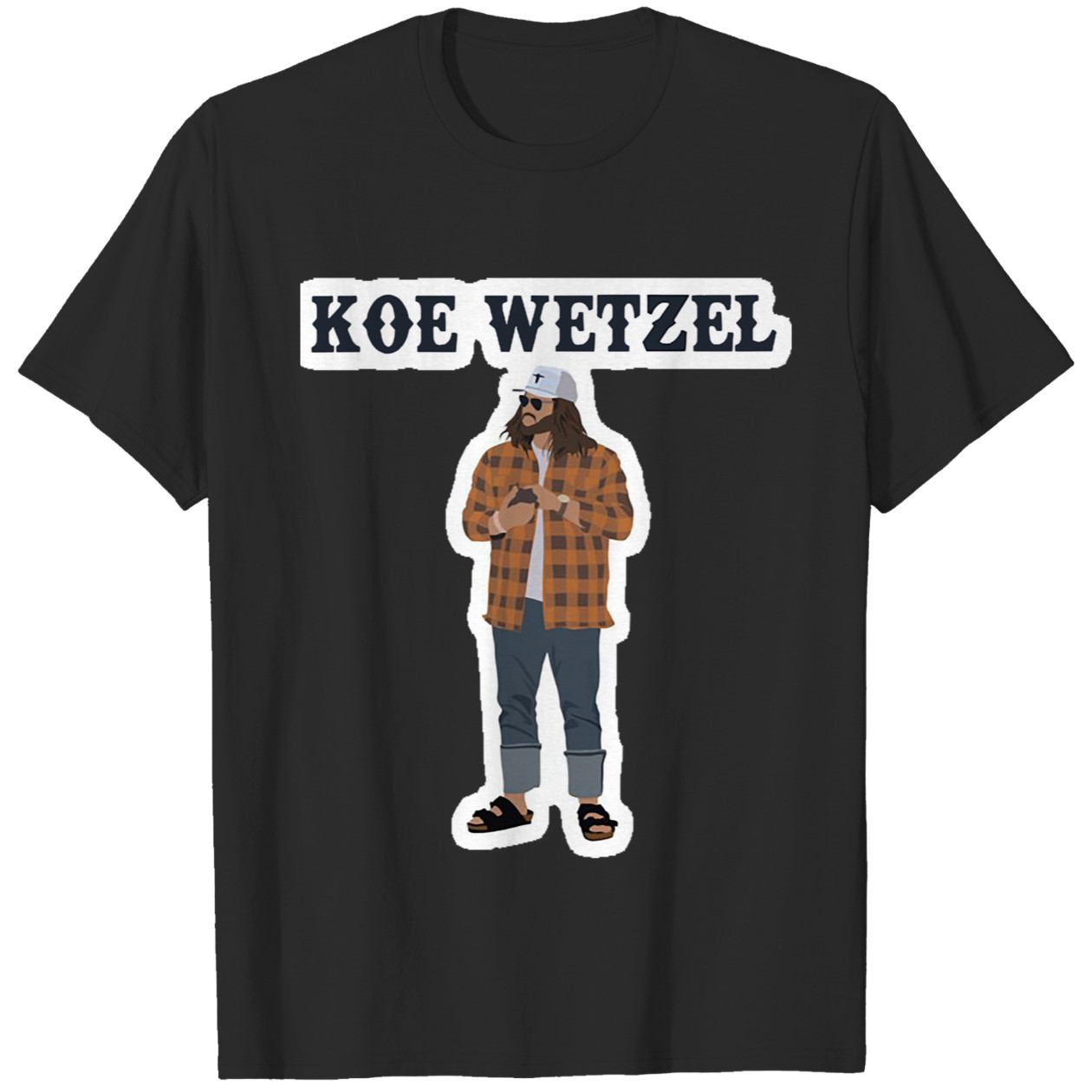 Cartoon Wetzel Music Fan T-Shirt DZT