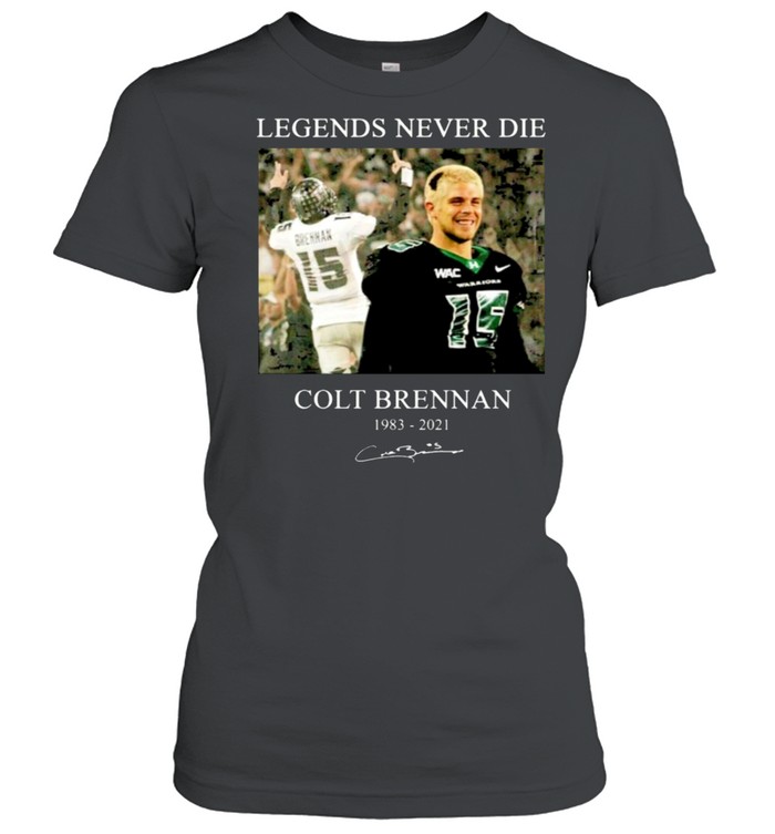 Colt Brennan Legends Never Die Thank You Tee DZT
