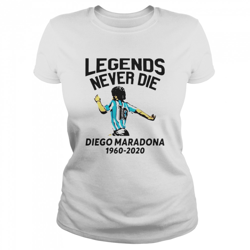 Diego Maradona Legends Never Die Tee DZT