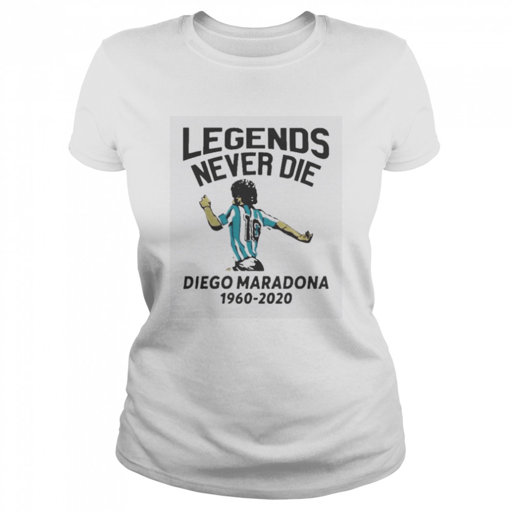 Diego Maradona Legends Never Die Tee DZT01