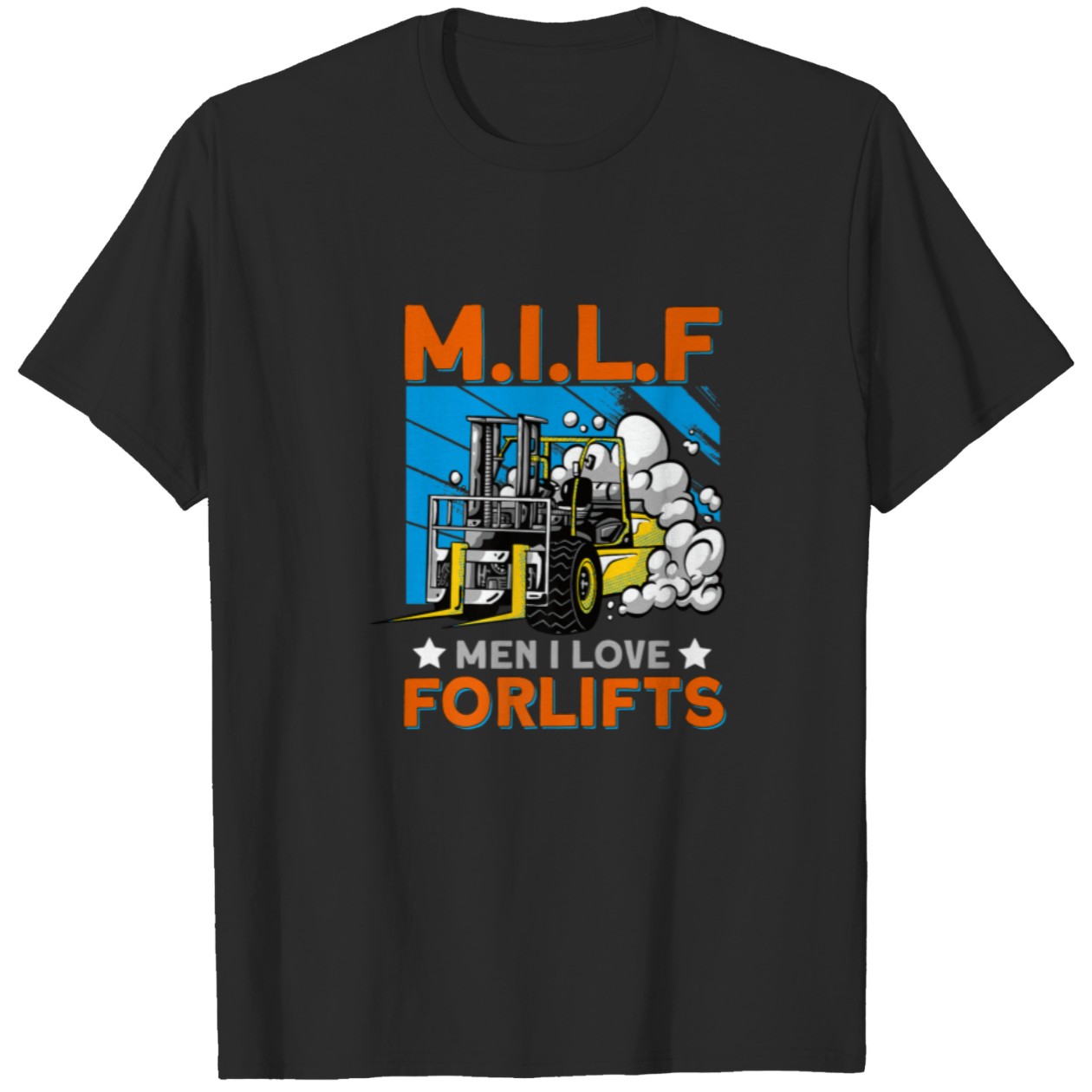 Forklift Enthusiast MILF Graphic Tee DZT