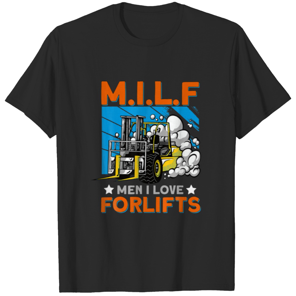 Forklift Lover MILF Graphic Tee DZT