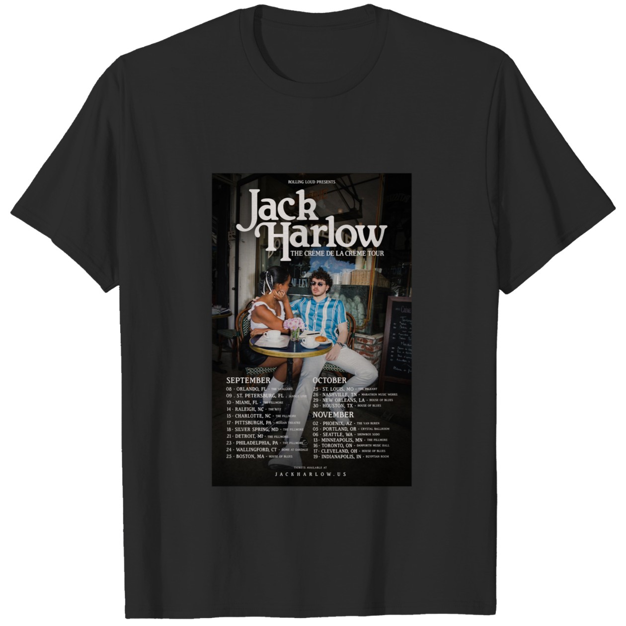 I Love Jack Harlow With Hearts Shirt DZT
