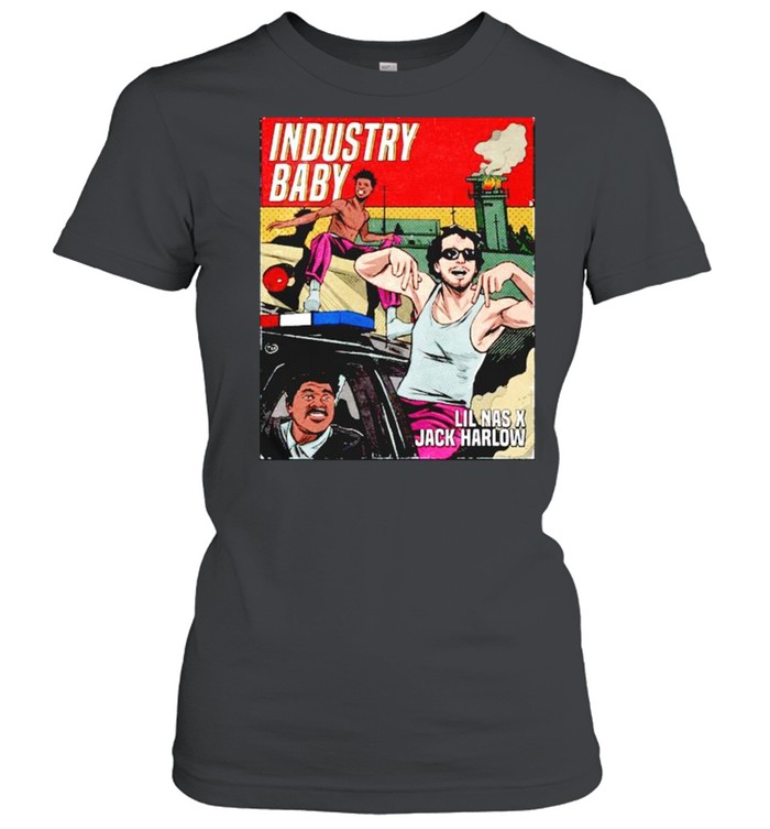 Industry Baby Lil Nas X and Jack Harlow Comic Graphic Tee DZT