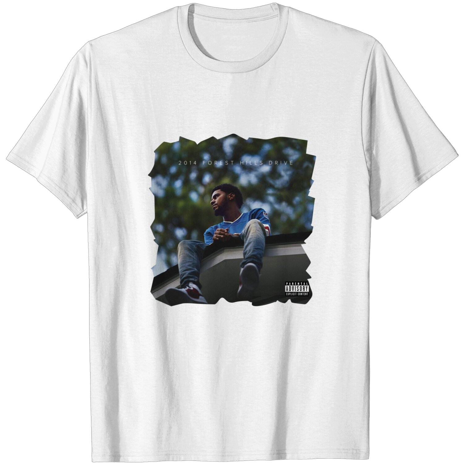 J Cole 2014 Forest Hills Drive Graphic Tee DZT