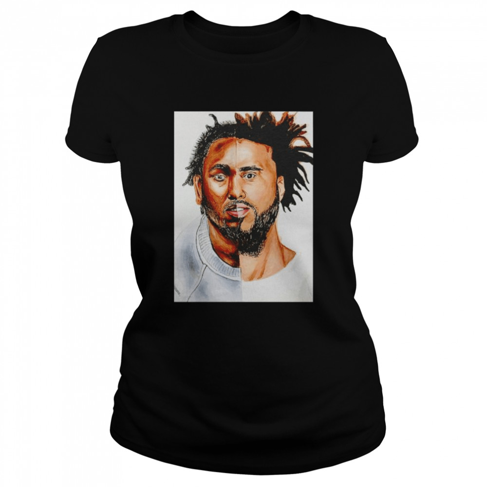 J. Cole and Kendrick Lamar Collab Graphic Tee DZT01