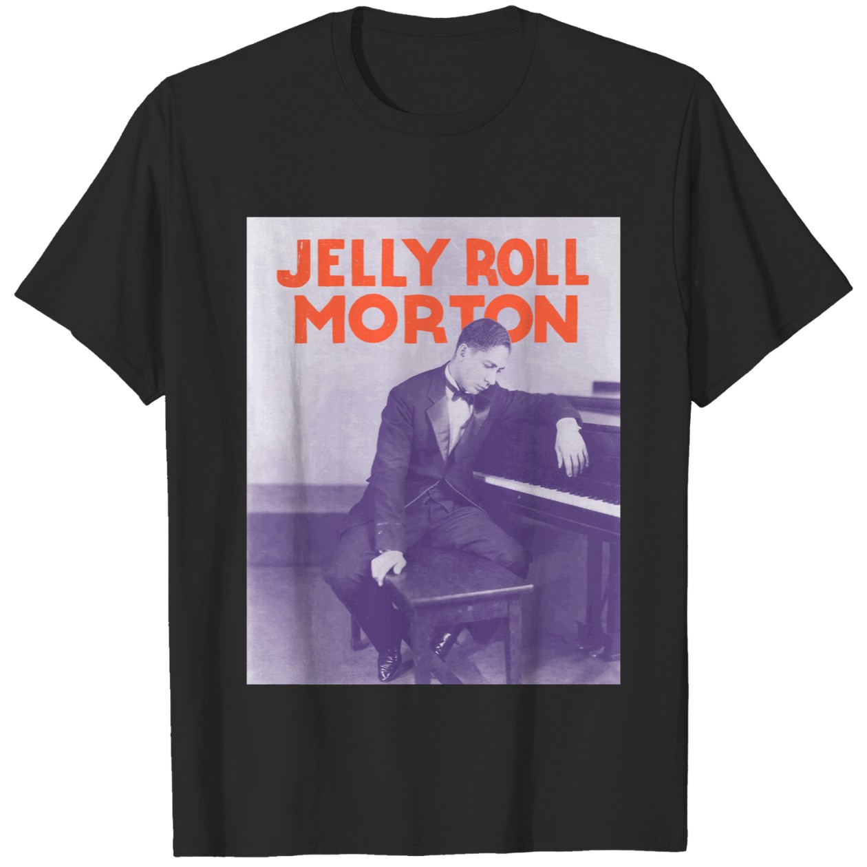 Jelly Roll Morton Art T-Shirts DZT