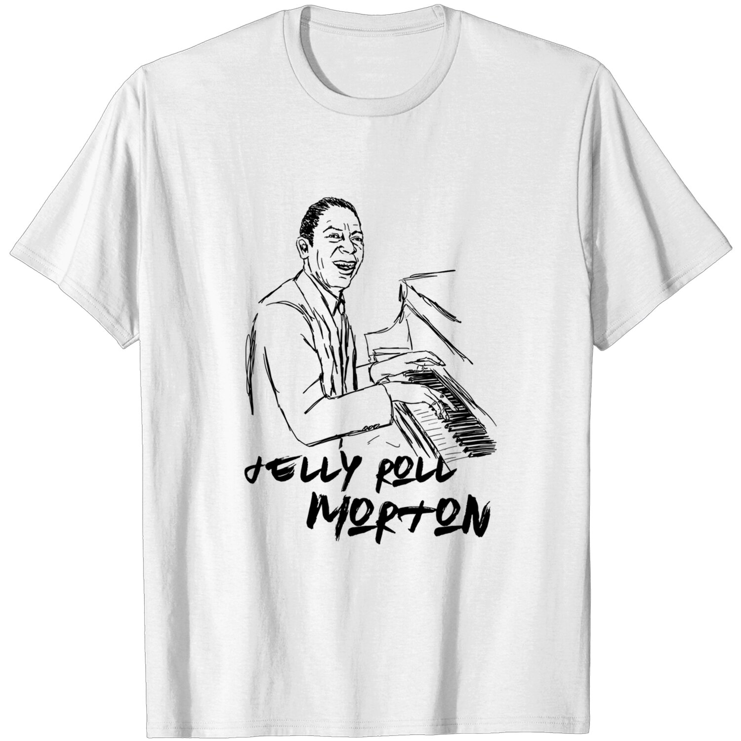 Jelly Roll Morton Jazz Legend T-Shirt DZT