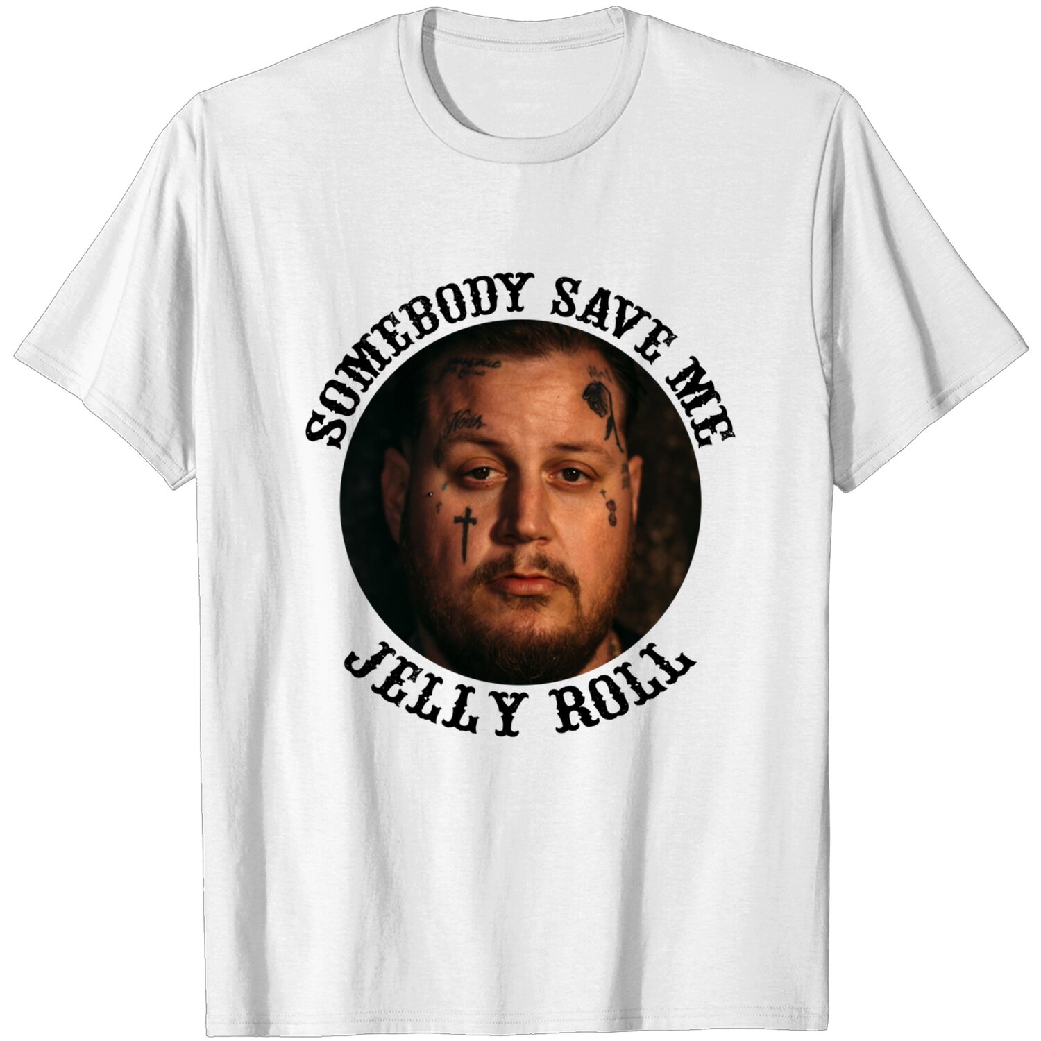 Jelly Roll Somebody Save Me Graphic Tee DZT