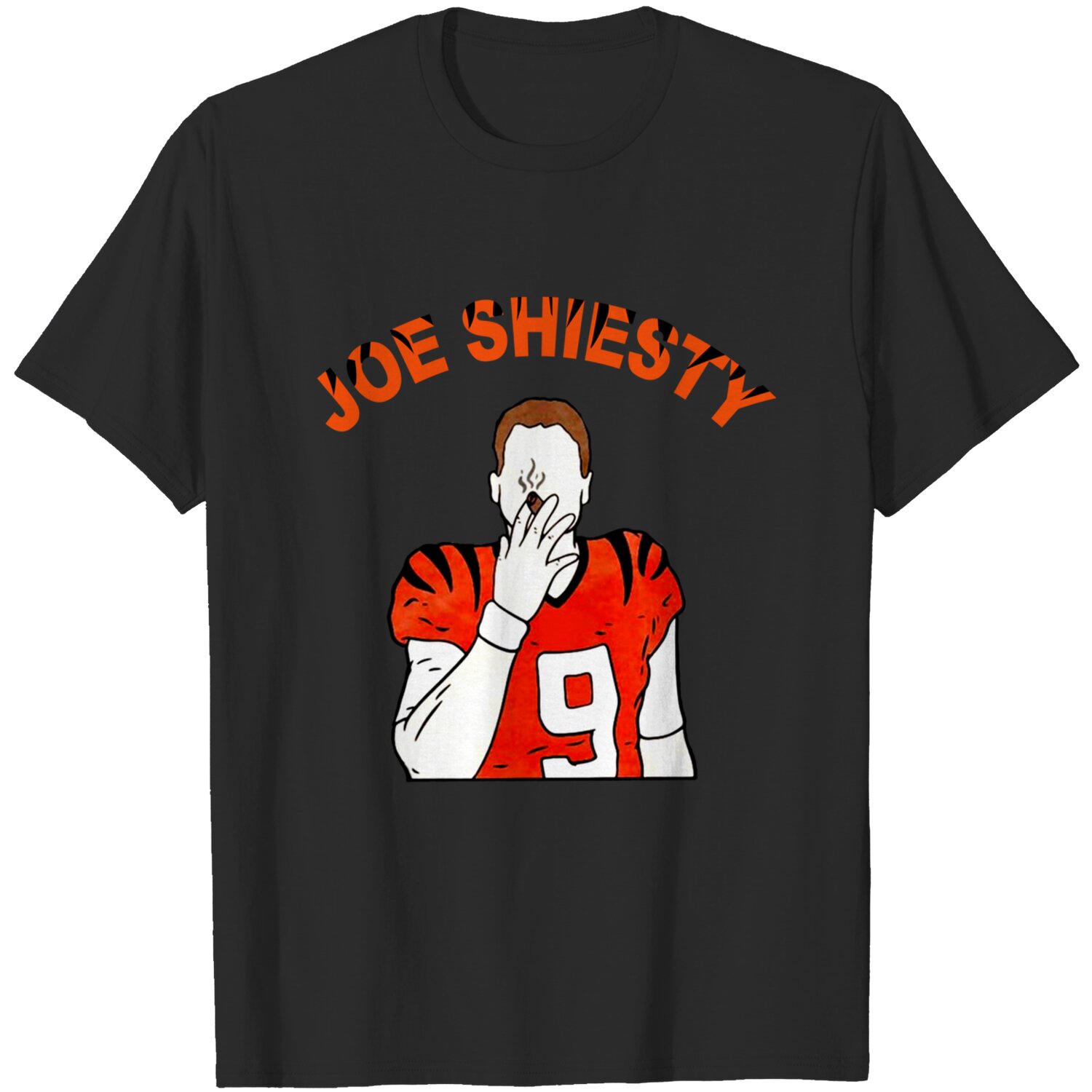 Joe Burrow Joe Shiesty Cincinnati Quarterback Silhouette Cigar T Shirt 25290854