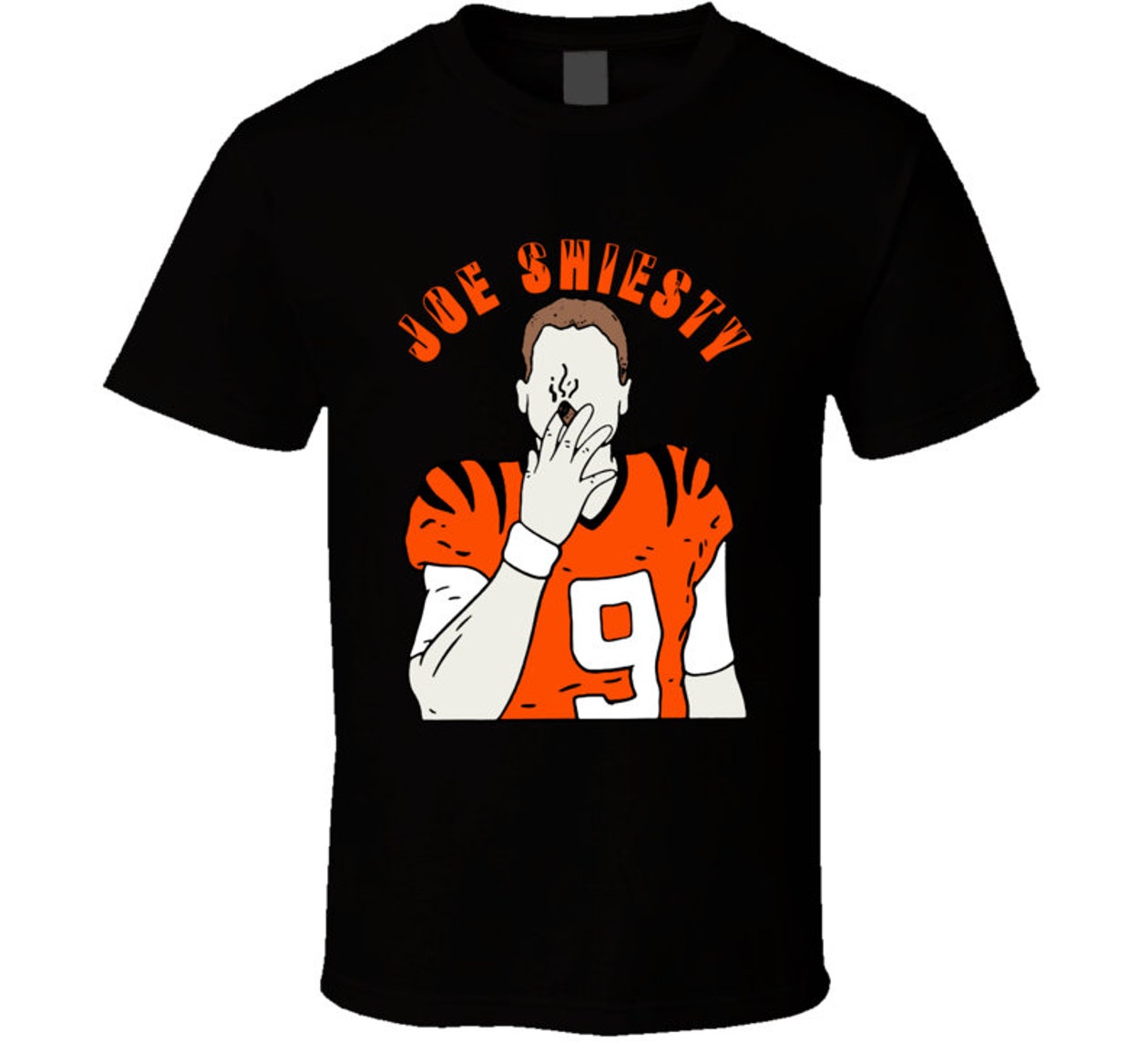 Joe Burrow Joe Shiesty Cincinnati Quarterback Silhouette Cigar T Shirt 92488461