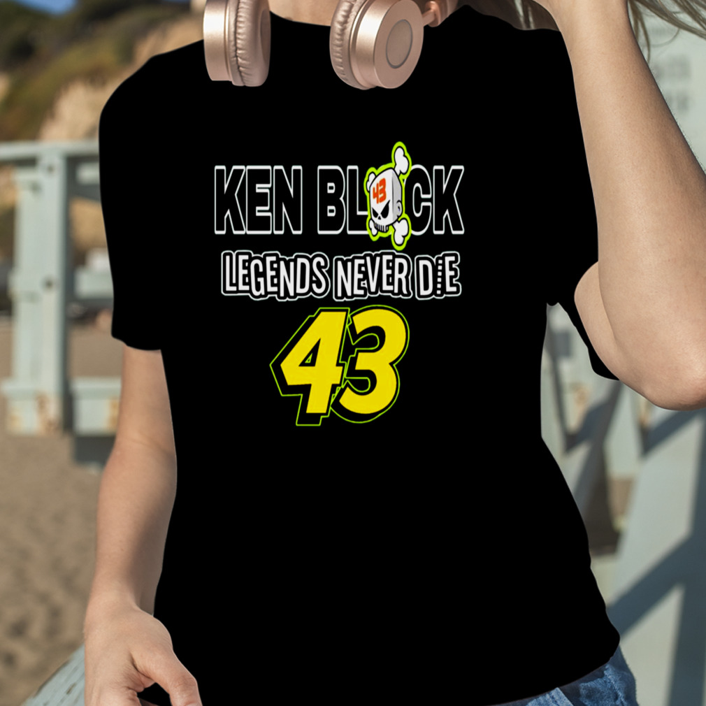 Legends Never Die Rip Ken Block #43 Graphic T-Shirt DZT