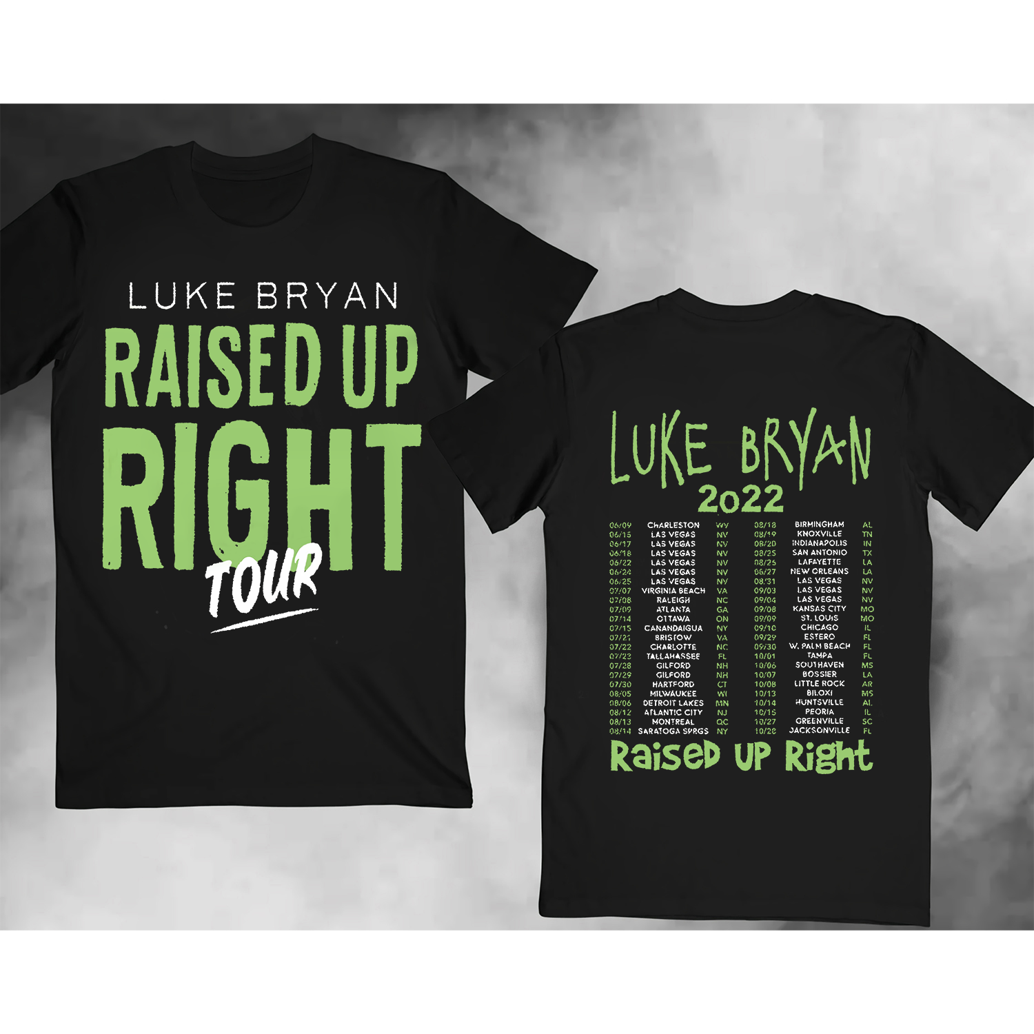 Luke Bryan 2022 Concert Tour Graphic Tee DZT
