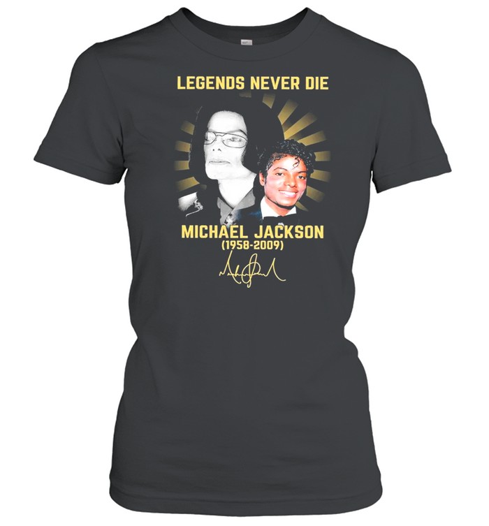 Michael Jackson Legends Never Die Signature Tee DZT