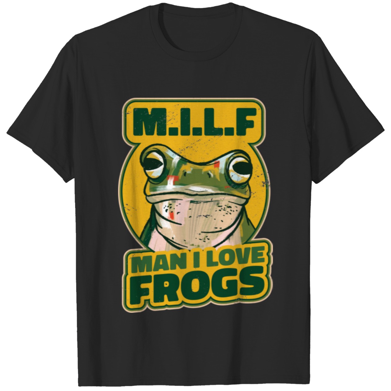 Milf Man I Love Frogs Milf Gift Tshirt 11780459