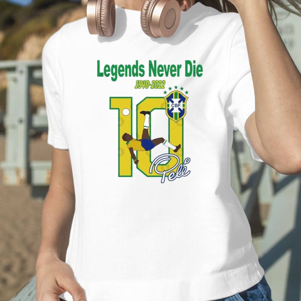 Pele Legends Never Die 1940-2022 Graphic Tee DZT