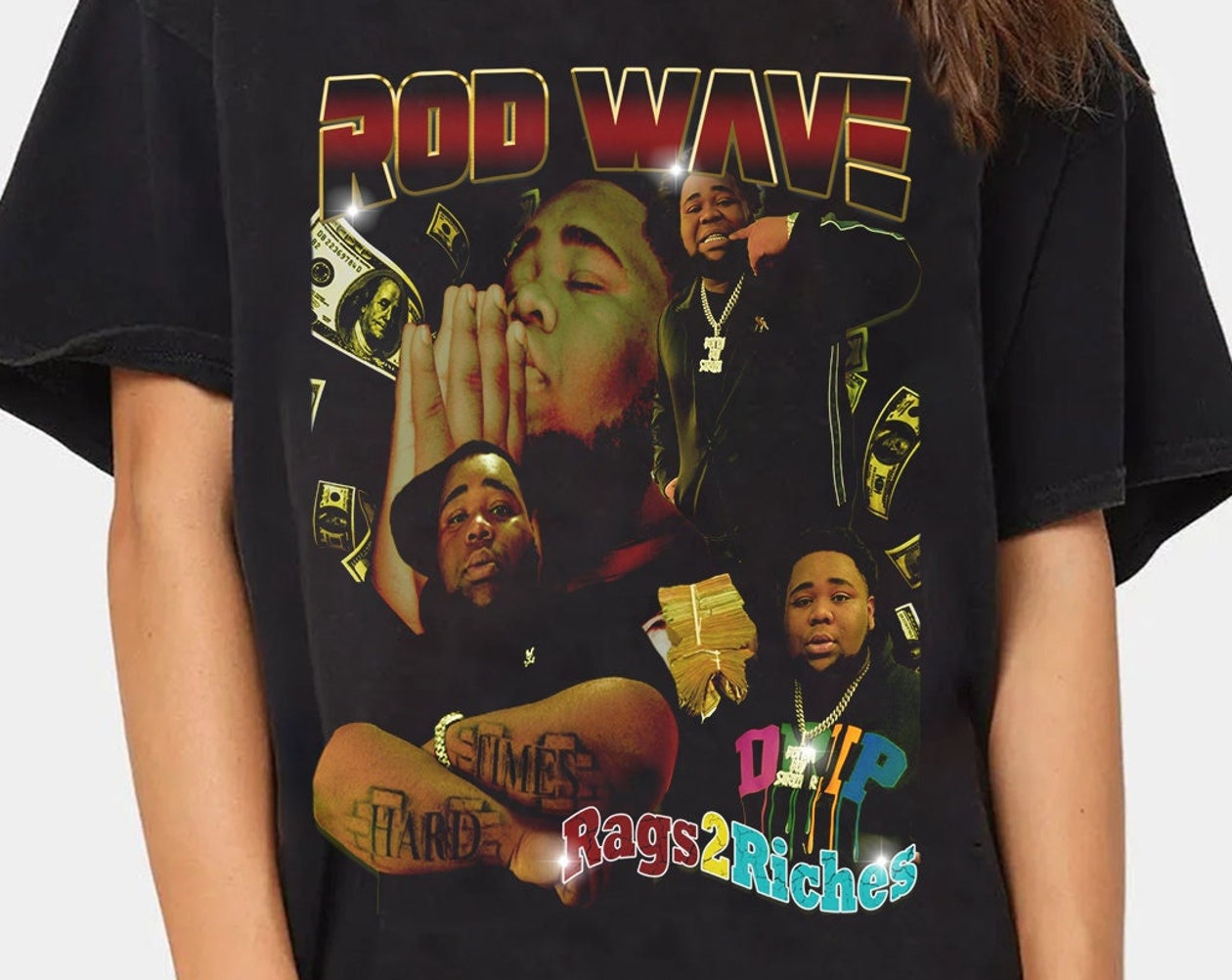 Rod Wave Ghetto Gospel T-Shirt DZT01