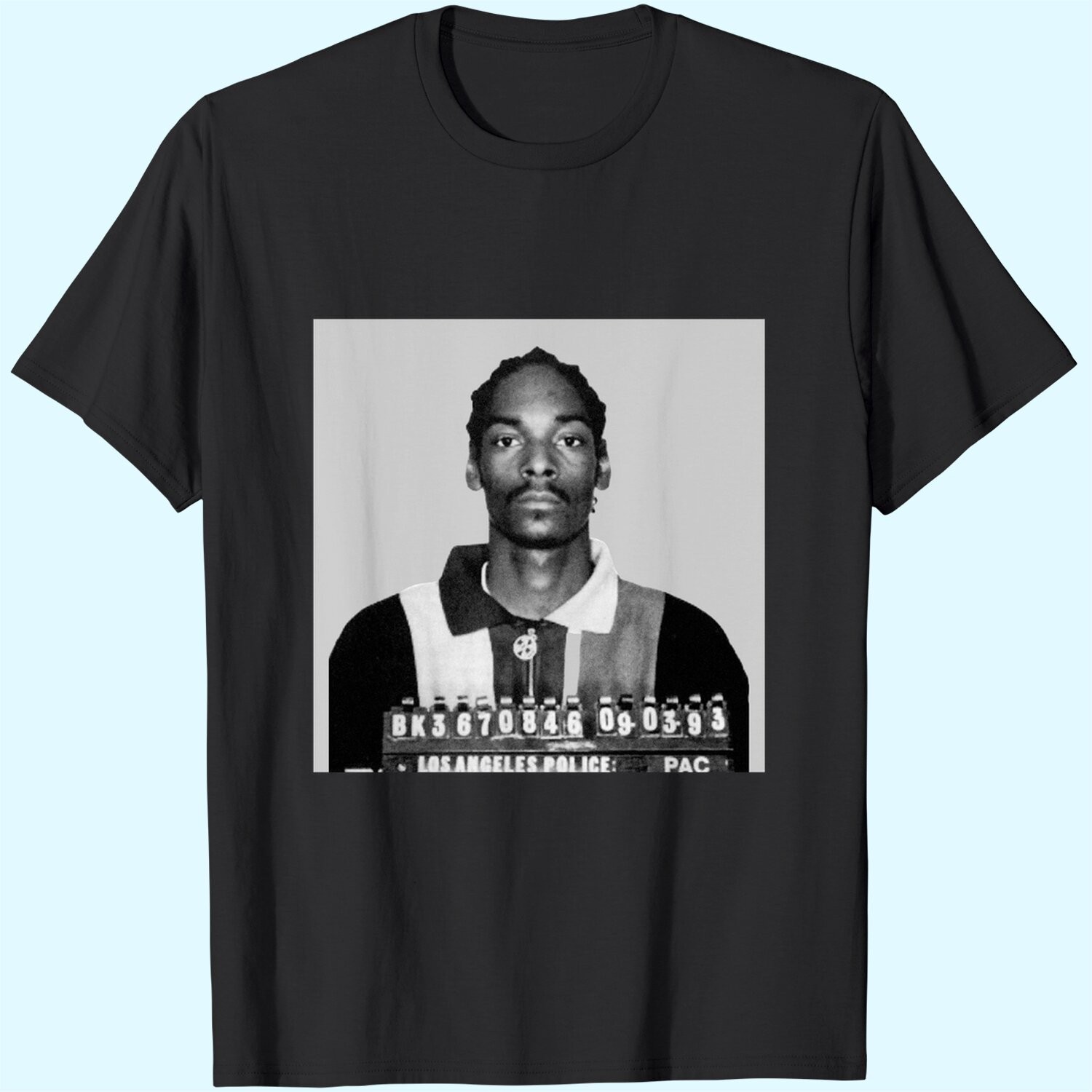 Snoop Dogg Mugshot Rapper Graphic Tee DZT