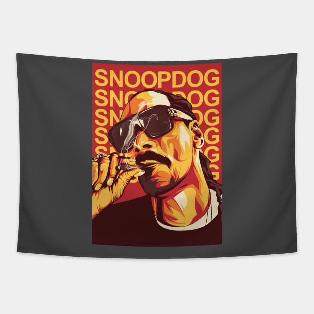 Snoop Dogg Tapestry Graphic Tee Shirt DZT