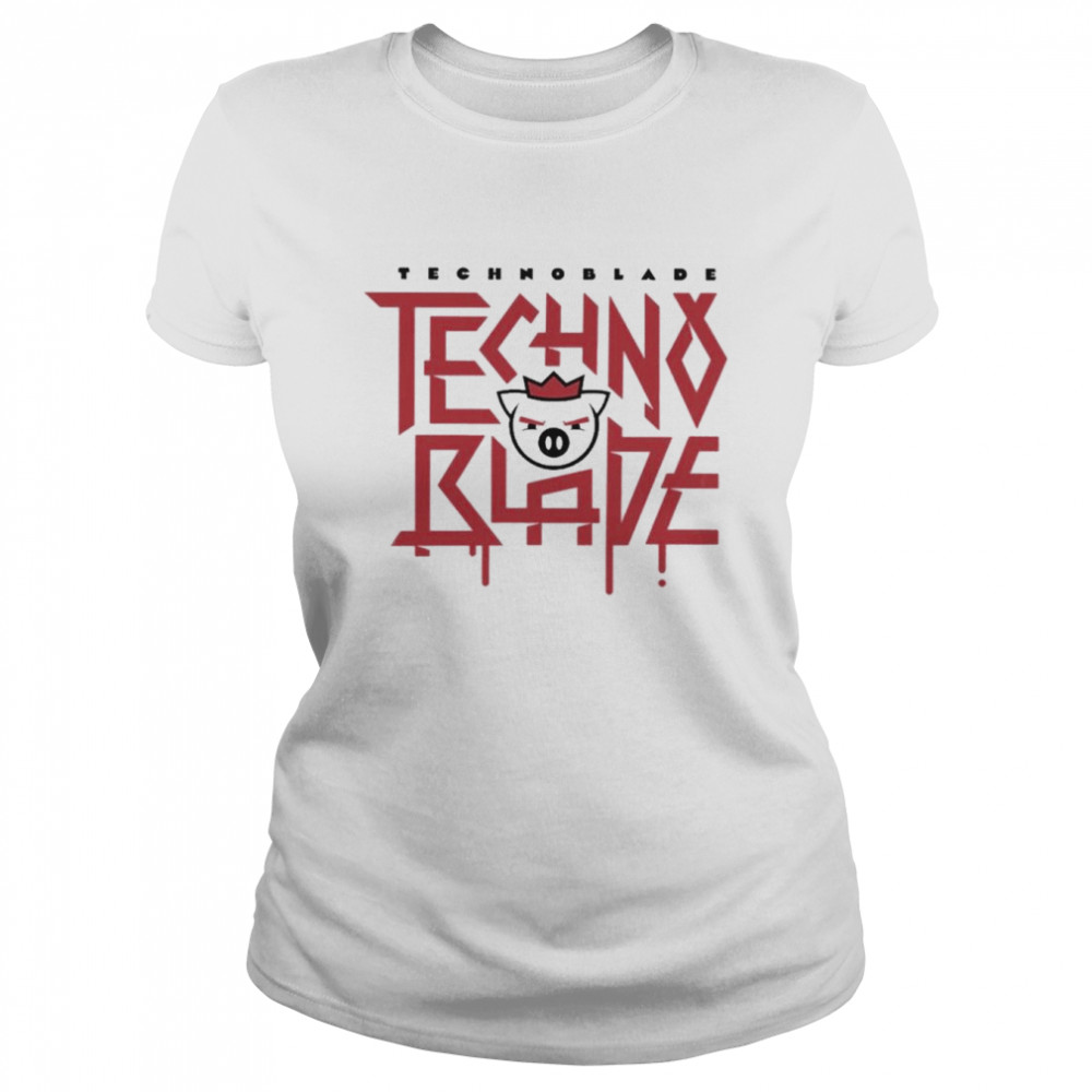Technoblade Pig King Legends Never Die Graphic Tee DZT