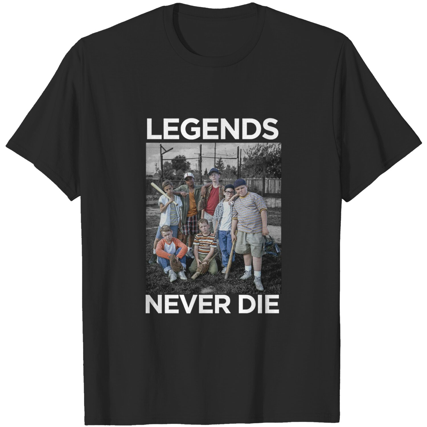 The Sandlot Legends Never Die Graphic Tee DZT