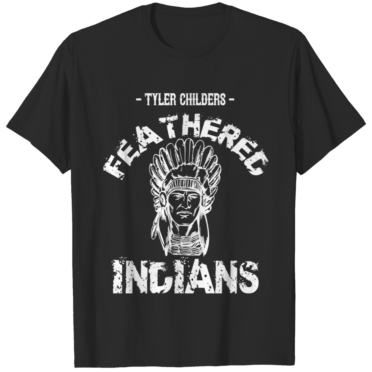 Tyler Childers Feathered Indians T-Shirt DZT