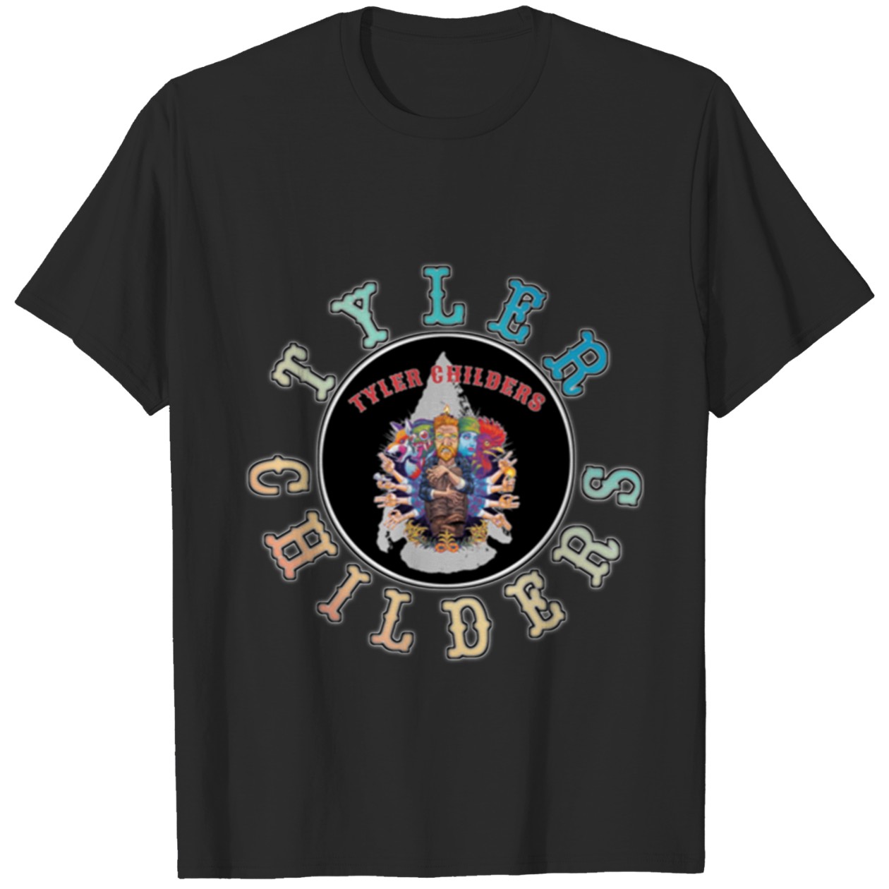 Tyler Childers Rainbow Pullover T-Shirt DZT