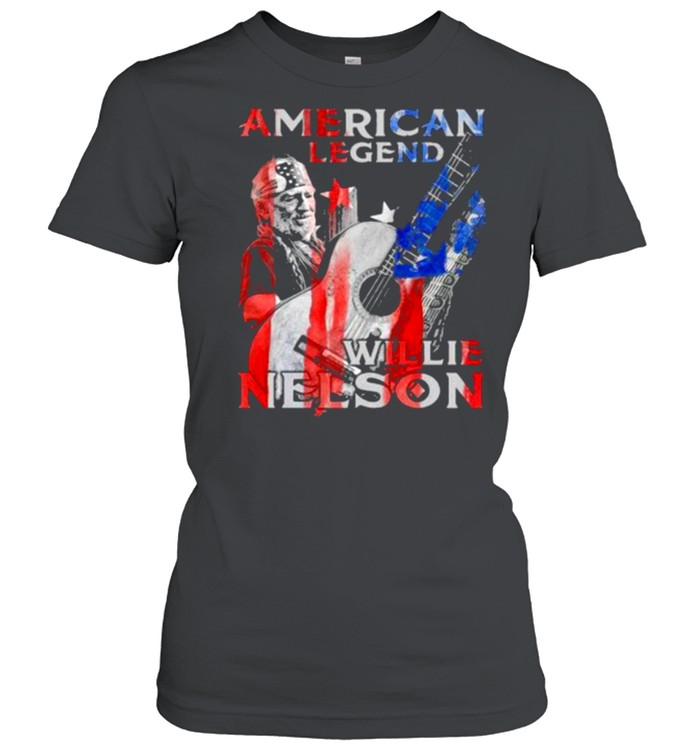 Willie Nelson American Flag Graphic Tee DZT