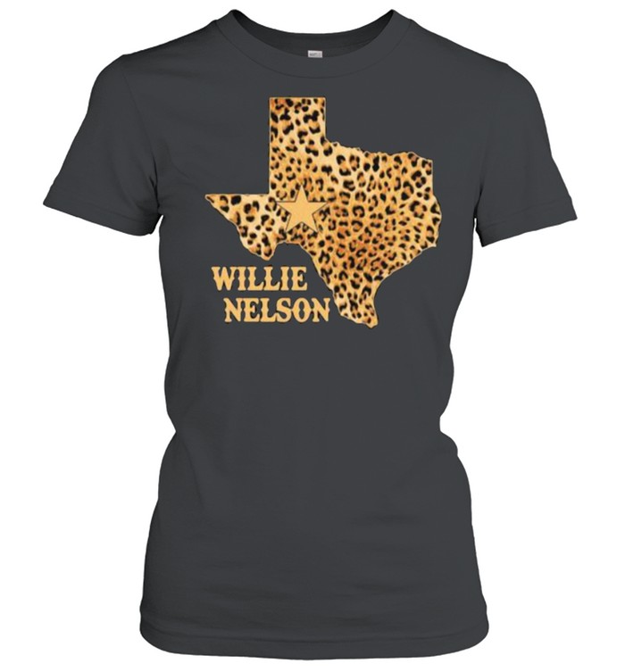 Willie Nelson Texas Leopard Graphic Tee DZT