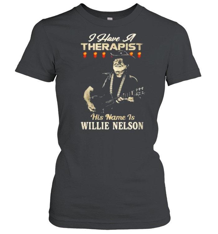 Willie Nelson Therapy Quote Graphic Tee DZT
